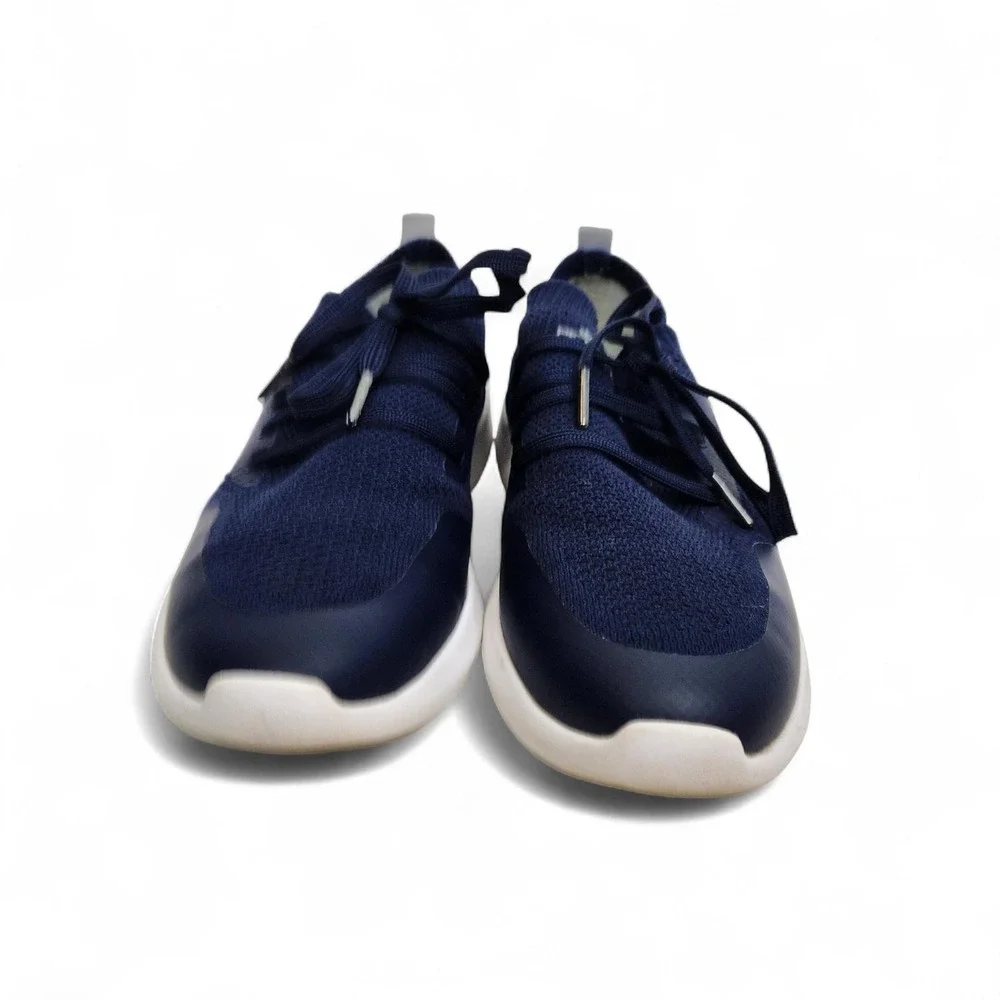 PETER MILLAR Shoes Womens 7 Navy Knit Lace Up Athletic Hyperlight Glide Sneakers